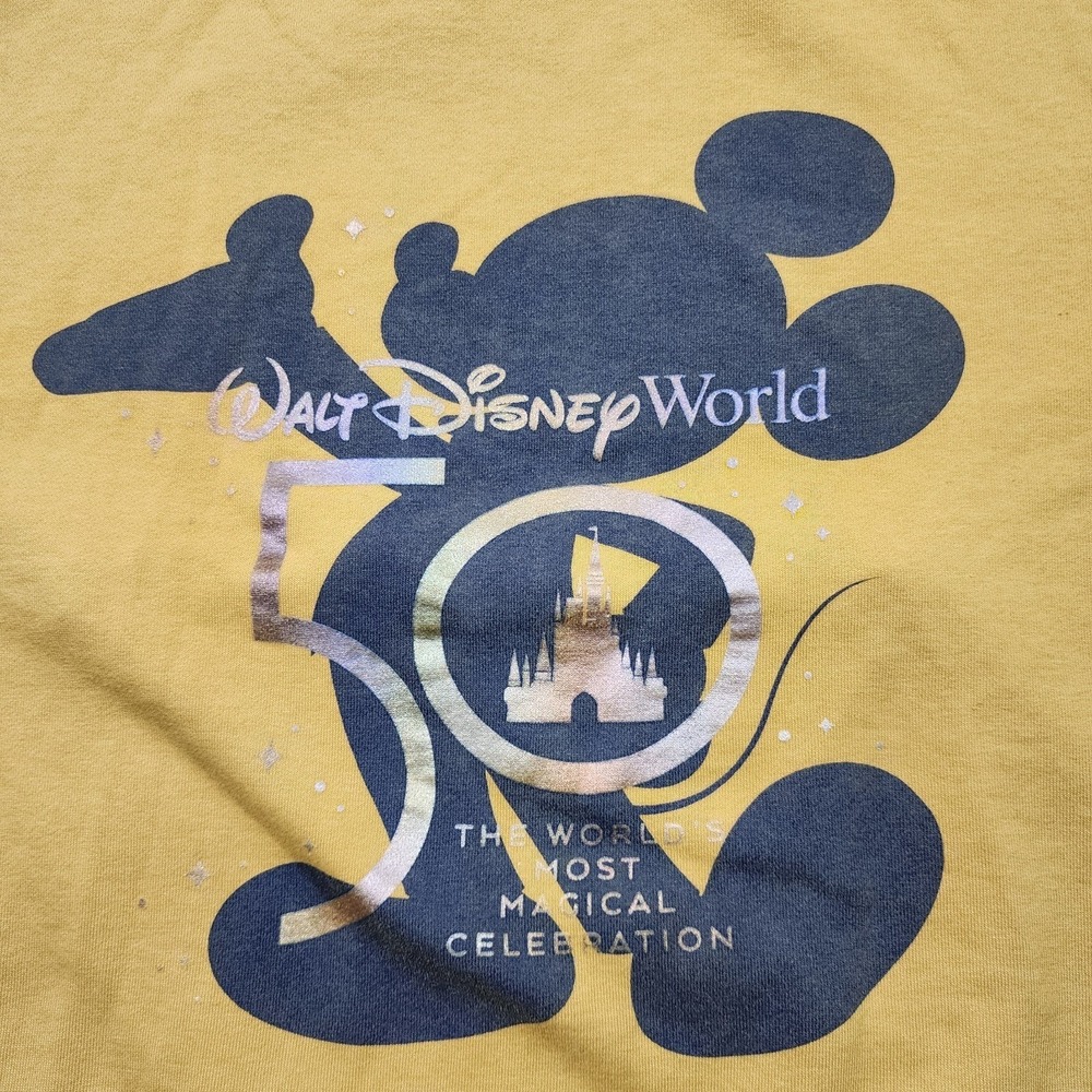 Walt Disney World 50th Anniversary Mickey Mouse Pullover Hoodie XL Unisex - Picture 9 of 9